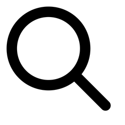 Magnifying glass symbol search submit button